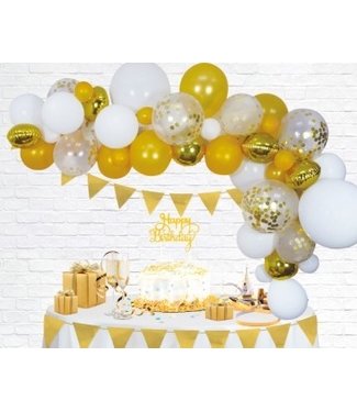 Globos OUTLET Ballonnenboog DIY Goud | 4 meter