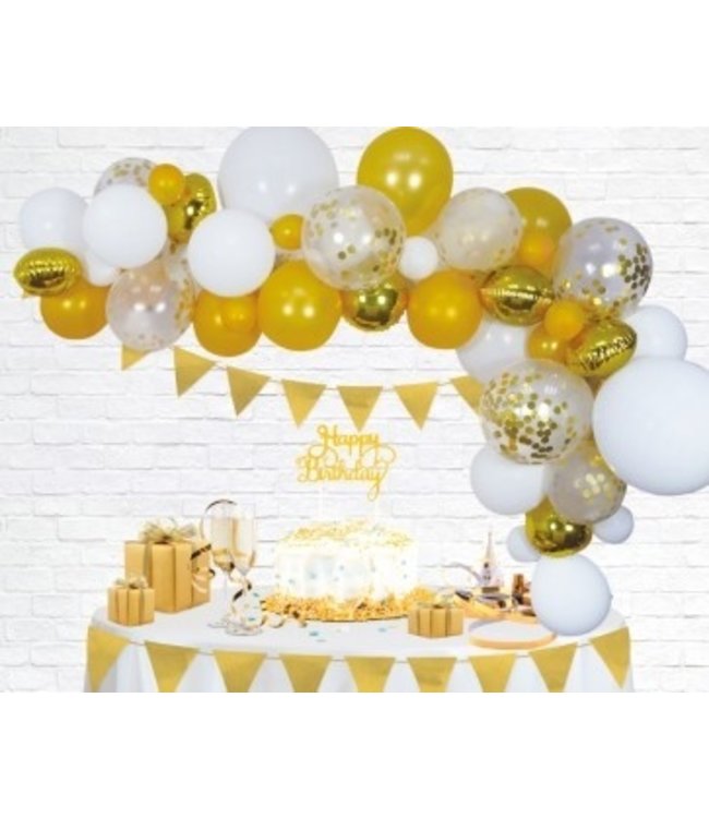 Ballonnenboog DIY Goud | 4 meter