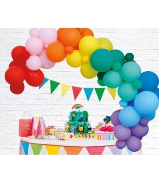 Globos Ballonnenboog kit - Regenboog