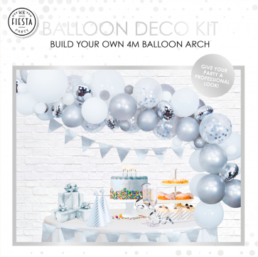 Ballonnenboog kit - Zilver