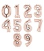 Cijferballon 6 Rose gold - 86 cm