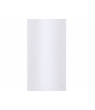 PartyDeco Tule wit XXL | 80 cm x 9 meter