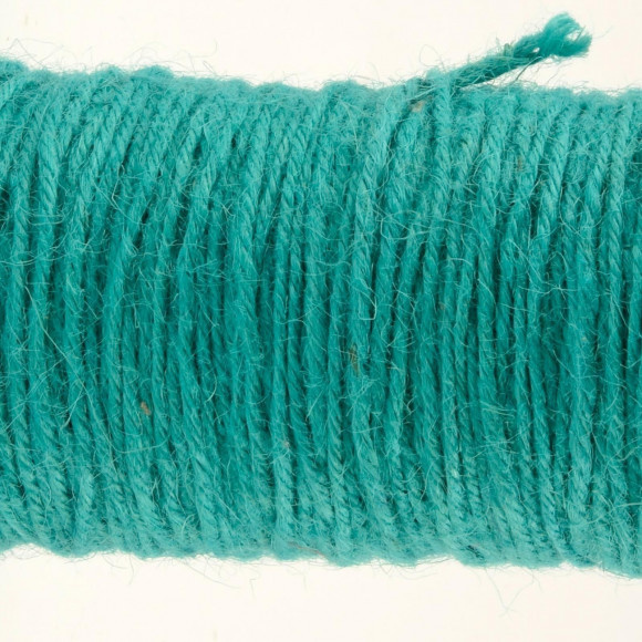 Jute touw aqua | 100 meter | 2 mm breed
