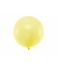 PartyDeco OUTLET Reuzeballon pastel lichtgeel - 60 centimeter
