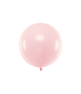 PartyDeco Reuzeballon pastel lichtroze | Pale pink | 60 centimeter