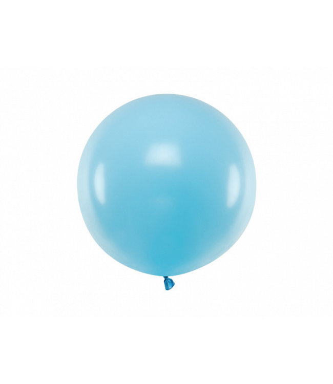 PartyDeco Reuzeballon | pastel lichtblauw - 60 centimeter
