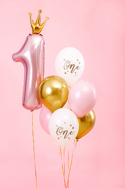 Ballonnenmix One - Lichtroze - 6 stuks