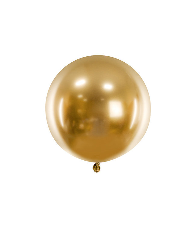 Reuzeballon Goud - CHROME- 60cm