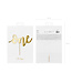 Taarttopper One goud | 19 cm