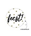 Feestdeco stickers Stickers - Feest! - zakje 20 stuks