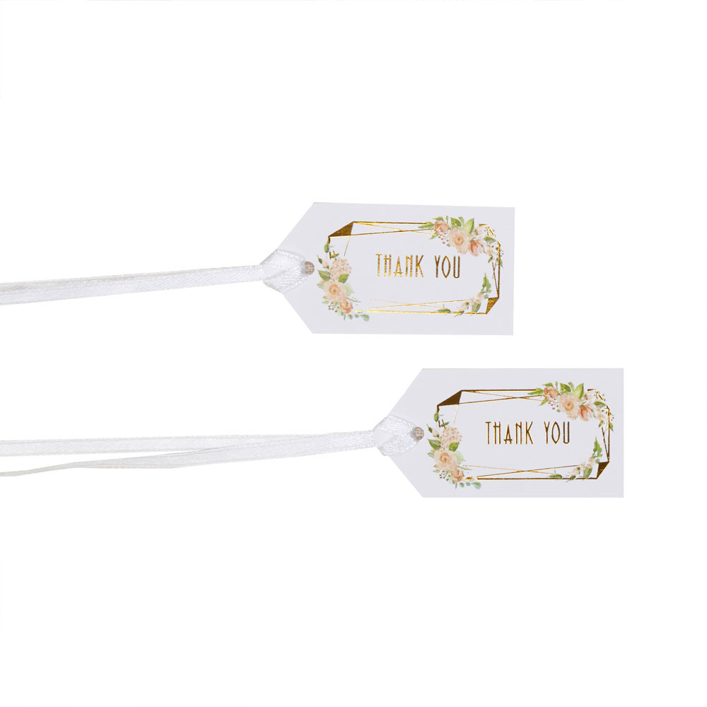 Kleine geschenkhangers Floral - 10 stuks