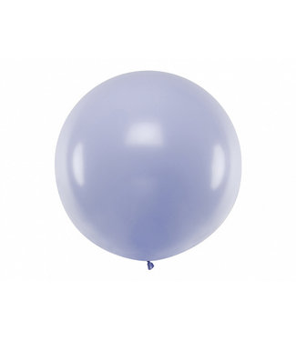 PartyDeco Reuzeballon pastel licht lila - 1 meter