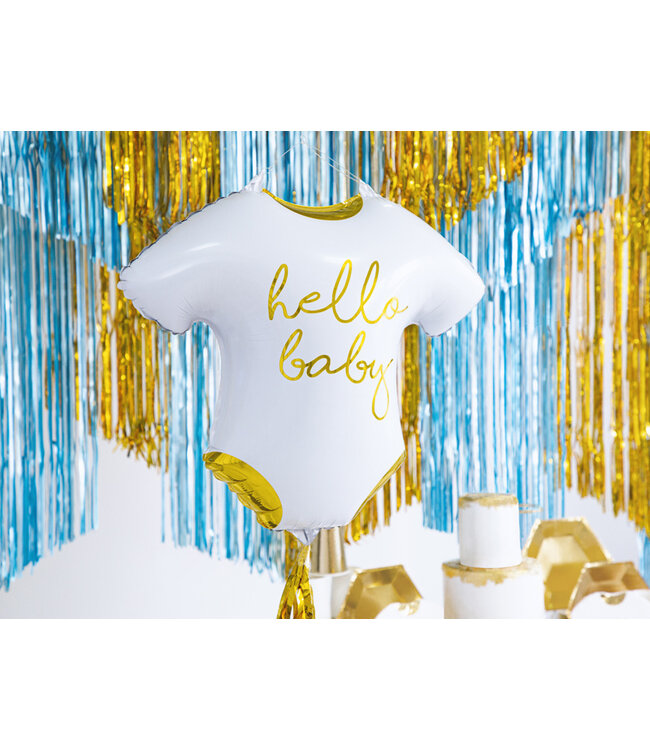 Folieballon Hello baby romper | 51 cm
