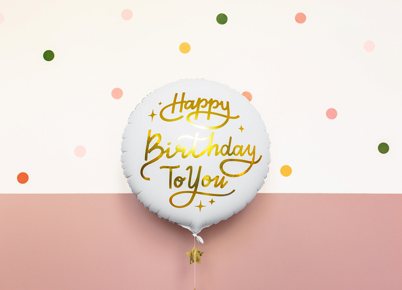 Folieballon - Happy Birthday To You