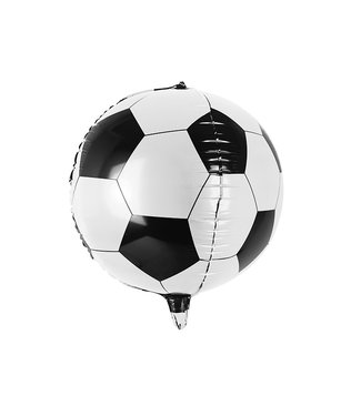 PartyDeco Folieballon voetbal | 40 cm