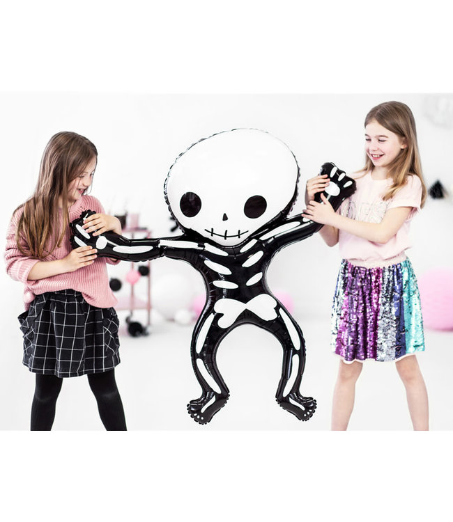 OUTLET Skelet ballon zwart/wit