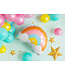 PartyDeco Regenboog folieballon | 55 x 40 cm