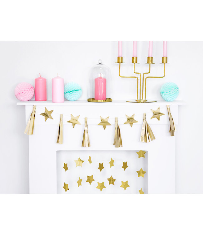 OUTLET Ster & tassel slinger - goud