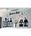 Raamstickers Sint | Zwart A4