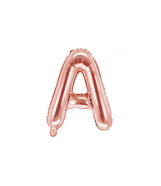 PartyDeco OUTLET Folieballon A - Rose Goud 35cm