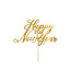Taarttopper | Happy New Year | 24 cm