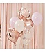 Ballonnen mix - Rosegoud - 12 stuks