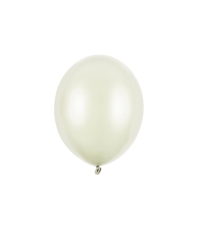 Strong Balloons Ballonnen Metallic Ivoor - Licht creme