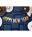 PartyDeco Happy New Year banner - 90cm