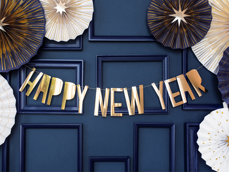 Happy New Year banner - 90cm