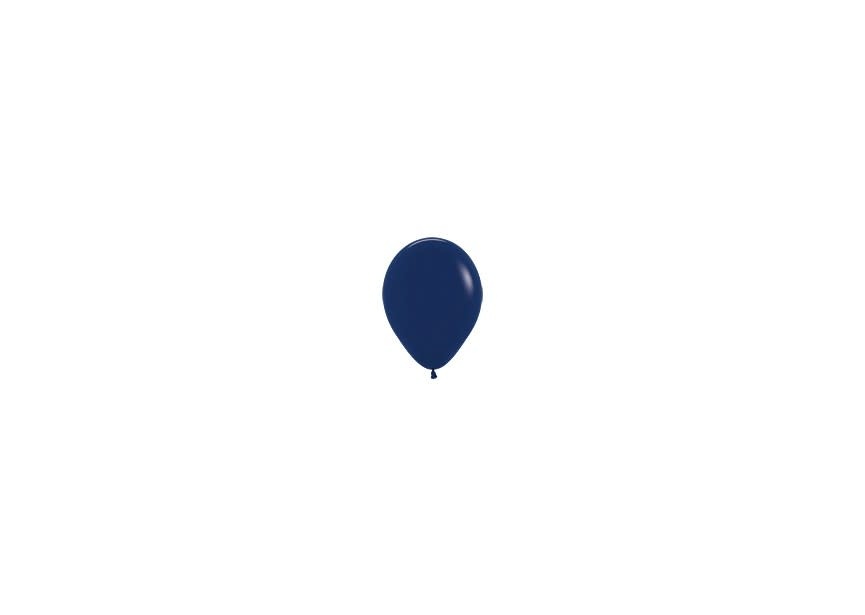 Ballonnen Navy Blue MINI - zak 50 stuks