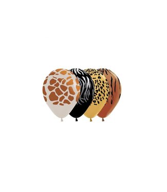 Sempertex OUTLET Ballonnen Animal Print MINI | 50 stuks | 12 cm = 5"