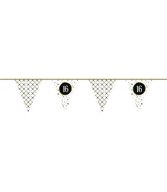 Haza OUTLET Vlaggenlijn ''16'' Festive Gold | 6 meter