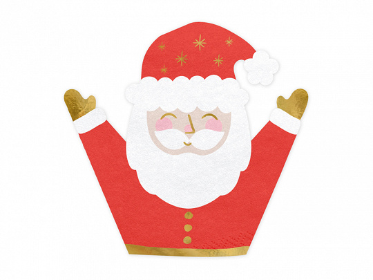 Kerstman Servetten - 20st