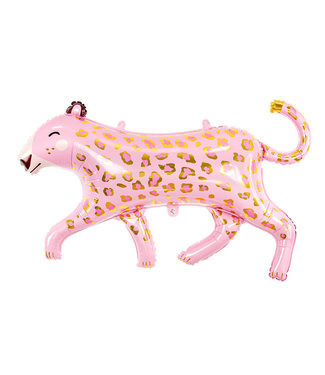 PartyDeco Folieballon Roze Panter - 103cm