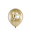 PartyDeco Ballonnen 90 | Chrome gold | 6 stuks