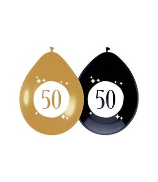 Haza Ballonnen 50 | Festive gold | 6 stuks