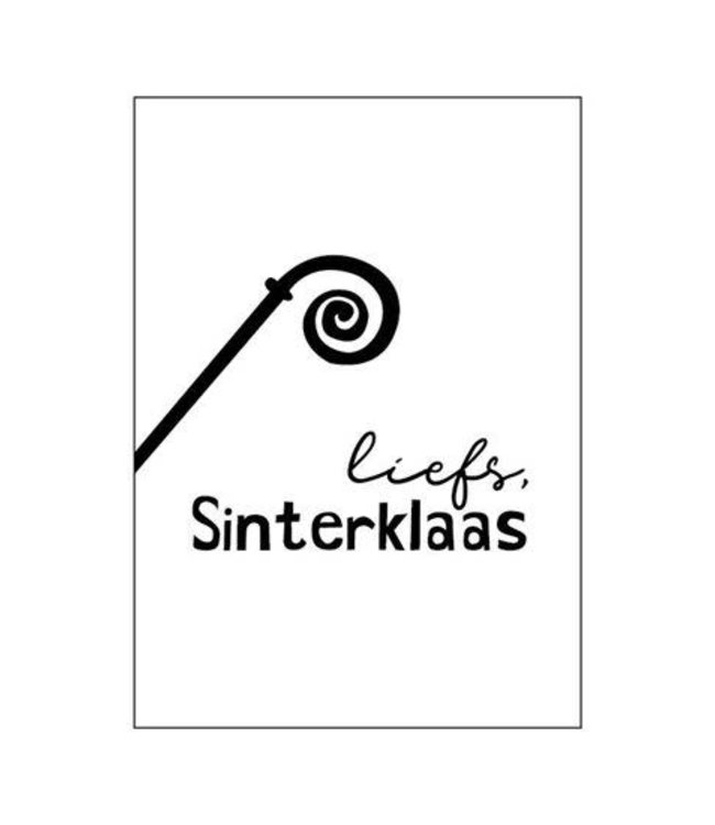 KP OUTLET Kaart - Liefs Sinterklaas