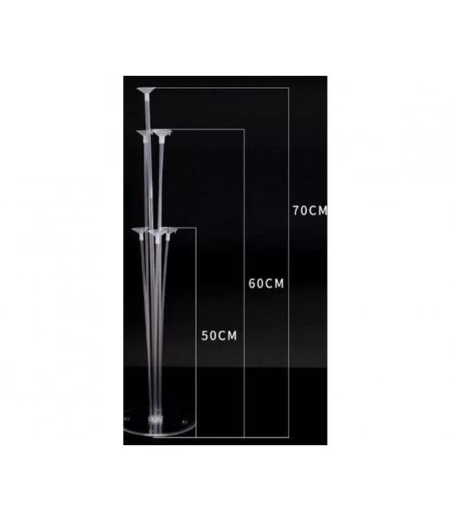 Ballonnenstandaard | 7 ballonnen 74 cm