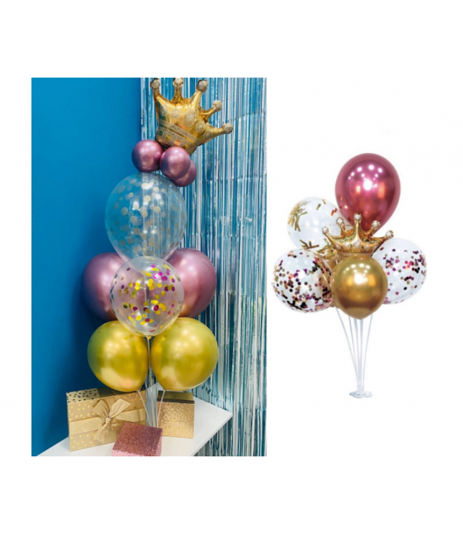 Ballonnenstandaard | 7 ballonnen 74 cm