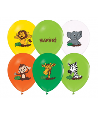 GoDan Ballonnen safari dieren | 6 stuks