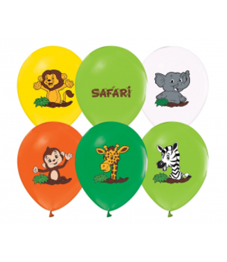GoDan OUTLET Ballonnen safari dieren | 6 stuks