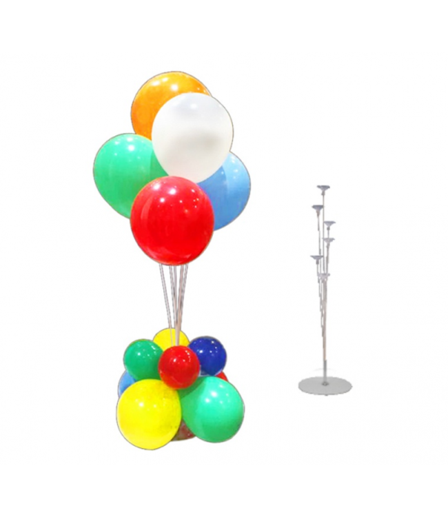 Ballonnen tafelstandaard | 6 ballonnen | 50 tot 75 cm