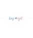 Unique Letterslinger gender reveal 'boy or girl' (213cm)