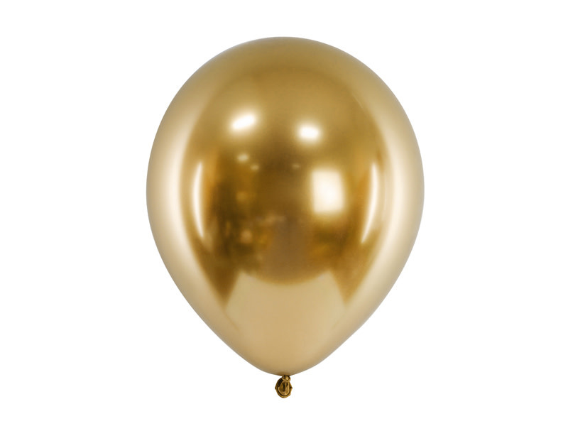 Ballonnen goud CHROME - zak 50 stuks