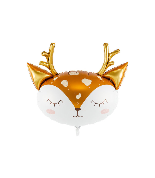Folieballon Hertjes Hoofd - 73cm