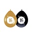 Ballonnen 16 | Festive gold | 6 stuks