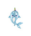 PartyDeco Narwal dolfijn - Folieballon 87 cm