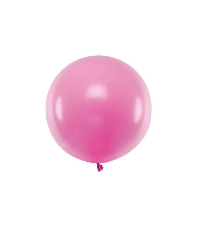 PartyDeco Reuzeballon pastel fuchsia | 60 centimeter