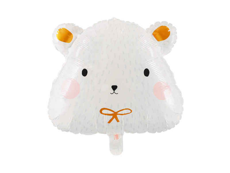 Folieballon ijsbeer - 51 x 45cm