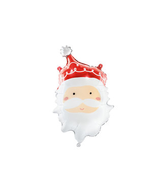 PartyDeco Folieballon kerstman - 37x60cm